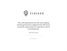 Tablet Screenshot of derikon.com